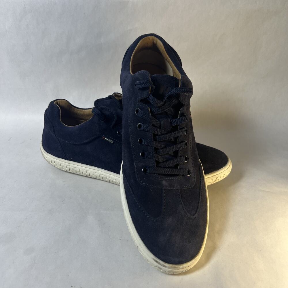 Piloti Shift Driving Shoes • Blue Suede • Men’s Size 10 Motorsport VTG